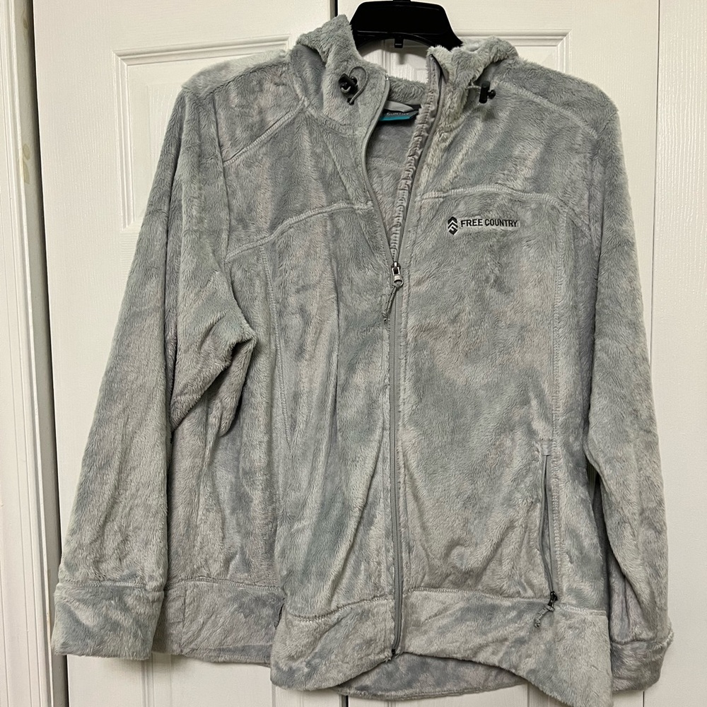 Free Country 2x Grey Fleece hoodie